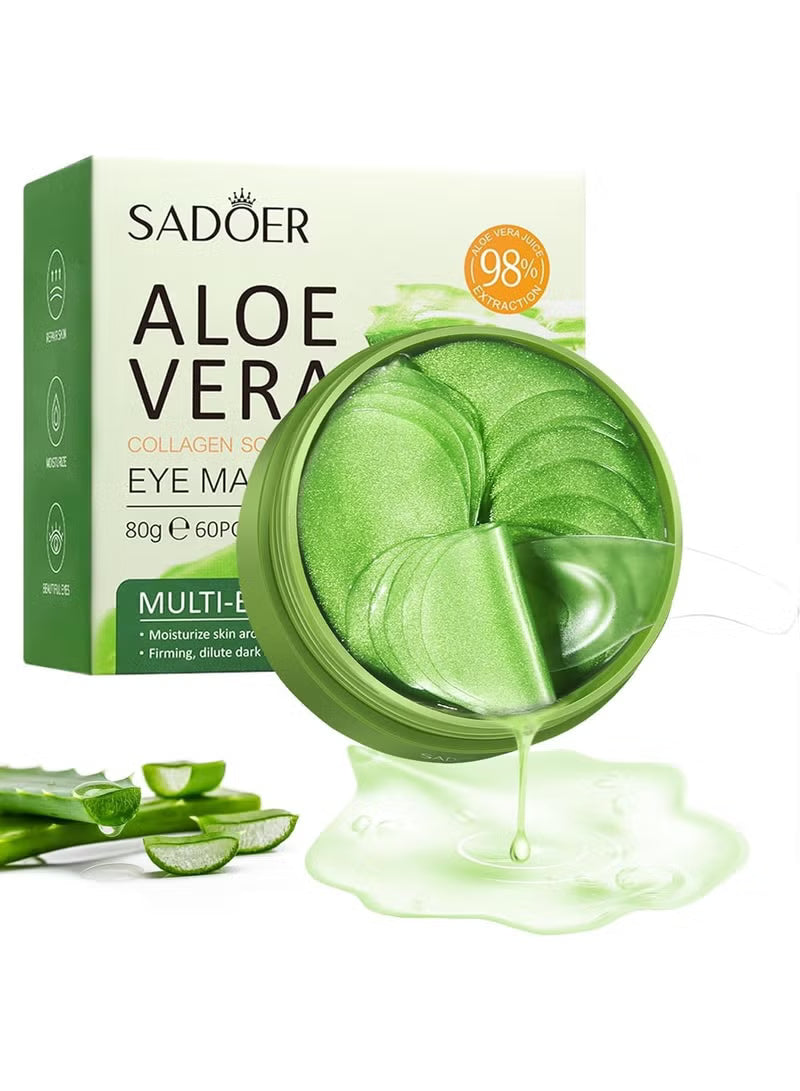 SAODER Masque pour les yeux à l'Aloe Vera et au collagène
