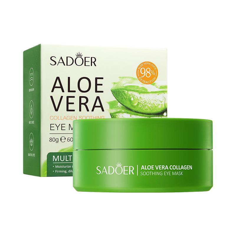 SAODER Masque pour les yeux à l'Aloe Vera et au collagène